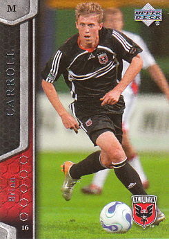 Brian Carroll D.C. United UD MLS 2007 #39